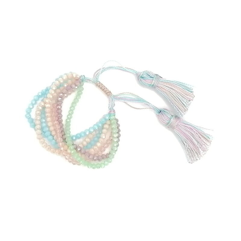 Pulsera 7 Hilos Italiano Cristal 4M Pulsera 7 Hilos Italiano Cristal 4M