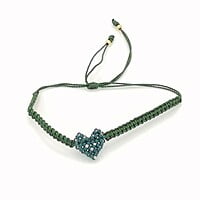 Pulsera Corazón Chaquira Pulsera Corazón Chaquira