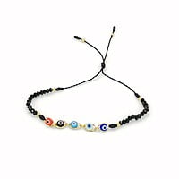 Pulsera Cadena Ojo Cristal Pulsera Cadena Ojo Cristal