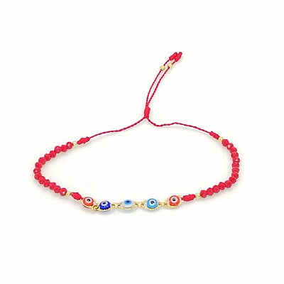 Pulsera Cadena Ojo Cristal