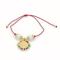 Pulsera San Benito Perla Sintética Pulsera San Benito Perla Sintética