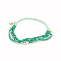 Pulsera Cristal Triple Ojo Pulsera Cristal Triple Ojo