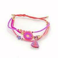 Pulsera Triple Perla Rondanita Pulsera Triple Perla Rondanita