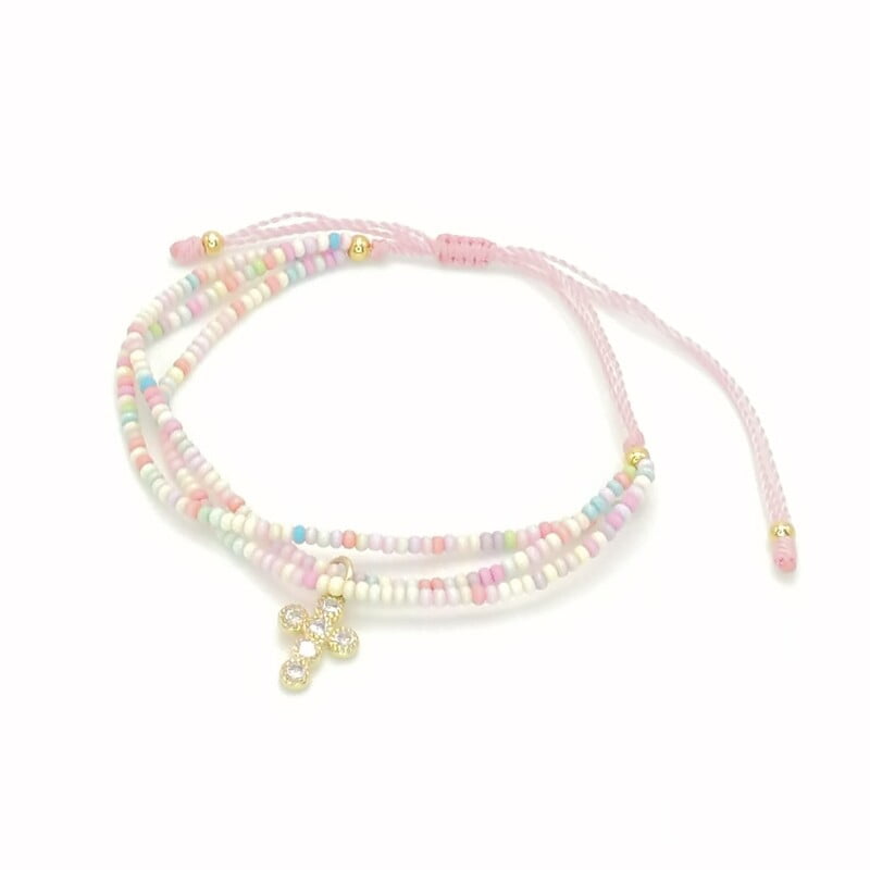 Pulsera Triple Cruz Bicel Pulsera Triple Cruz Bicel