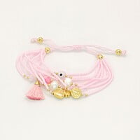 Pulsera Semanario Chaquira Dijes y San Benito Pulsera Semanario Chaquira Dijes y San Benito