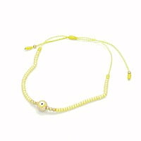 Pulsera Sencilla Ojo Chaquira Pulsera Sencilla Ojo Chaquira