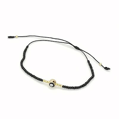 Pulsera Sencilla Ojo Chaquira