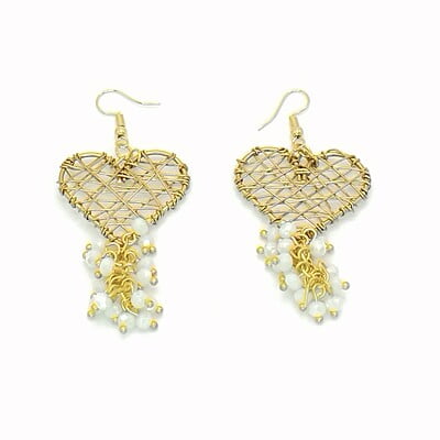 Aretes Corazón Rama
