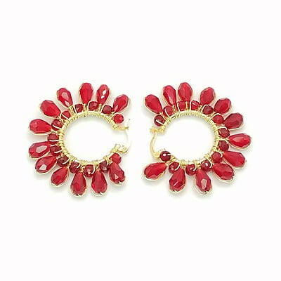 Aretes Coqueta Gota Cristal