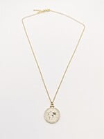 Collar Dije Mapamundi Blanco Collar Dije Mapamundi Blanco