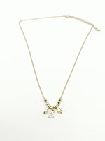 Collar Dijes De Perla, Corazón Y Mano Collar Dijes De Perla, Corazón Y Mano