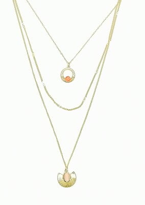 Collar Dije Aro Y Abanico