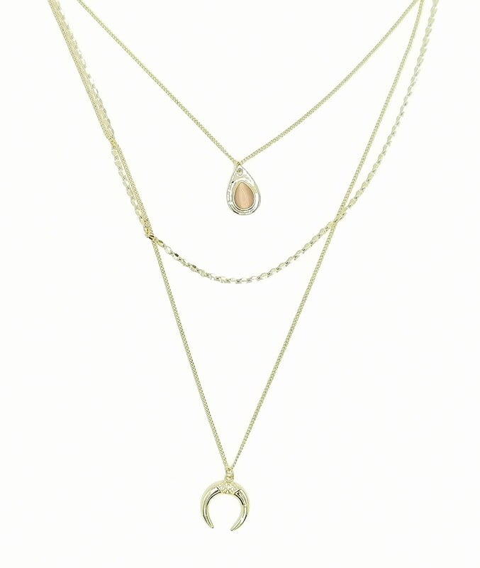Collar Dije Gota Y Luna Collar Dije Gota Y Luna