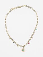 Collar Colores Dije Sol Collar Colores Dije Sol