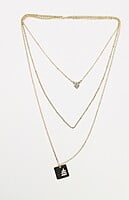 Collar Dije Cuadro Hojas Collar Dije Cuadro Hojas
