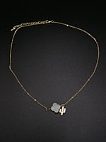 Collar Dije Cactus Y Nube Collar Dije Cactus Y Nube
