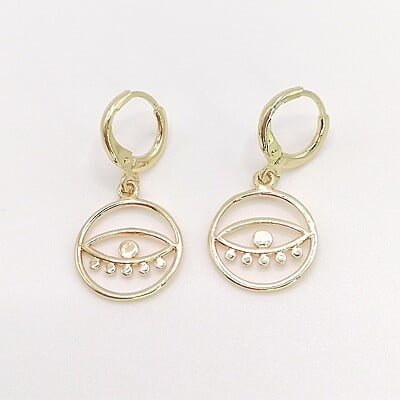 Aretes Círculo Ojos