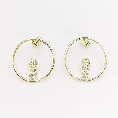 Aretes Piñas