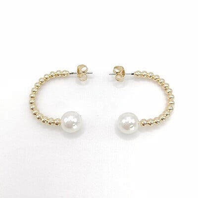 Aretes Esferas Y Perla