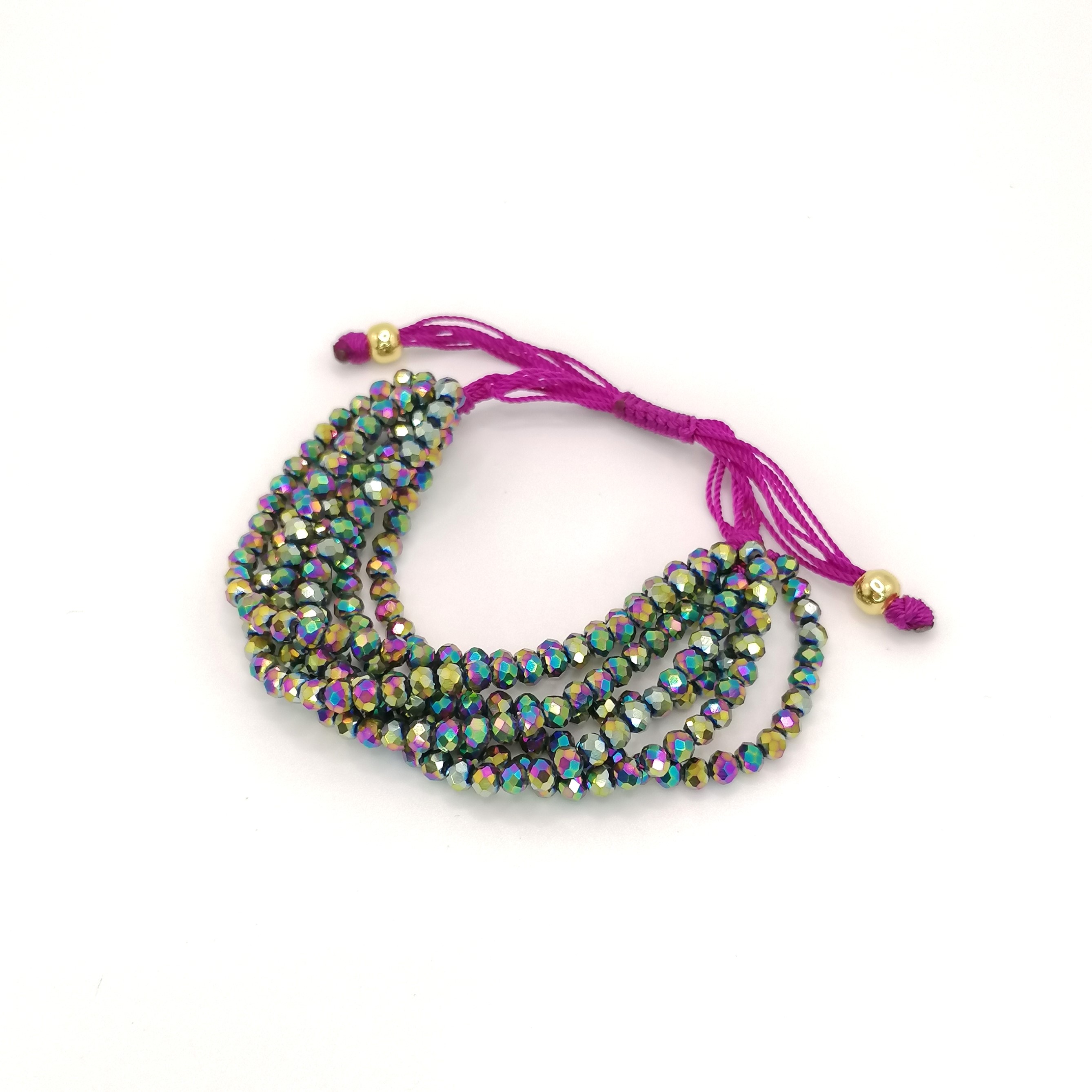 Pulsera 7 Hilos Italiano Cristal 4M Pulsera 7 Hilos Italiano Cristal 4M